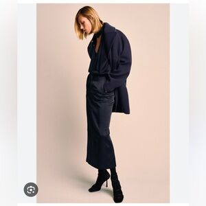 Zara navy trouser Skirt